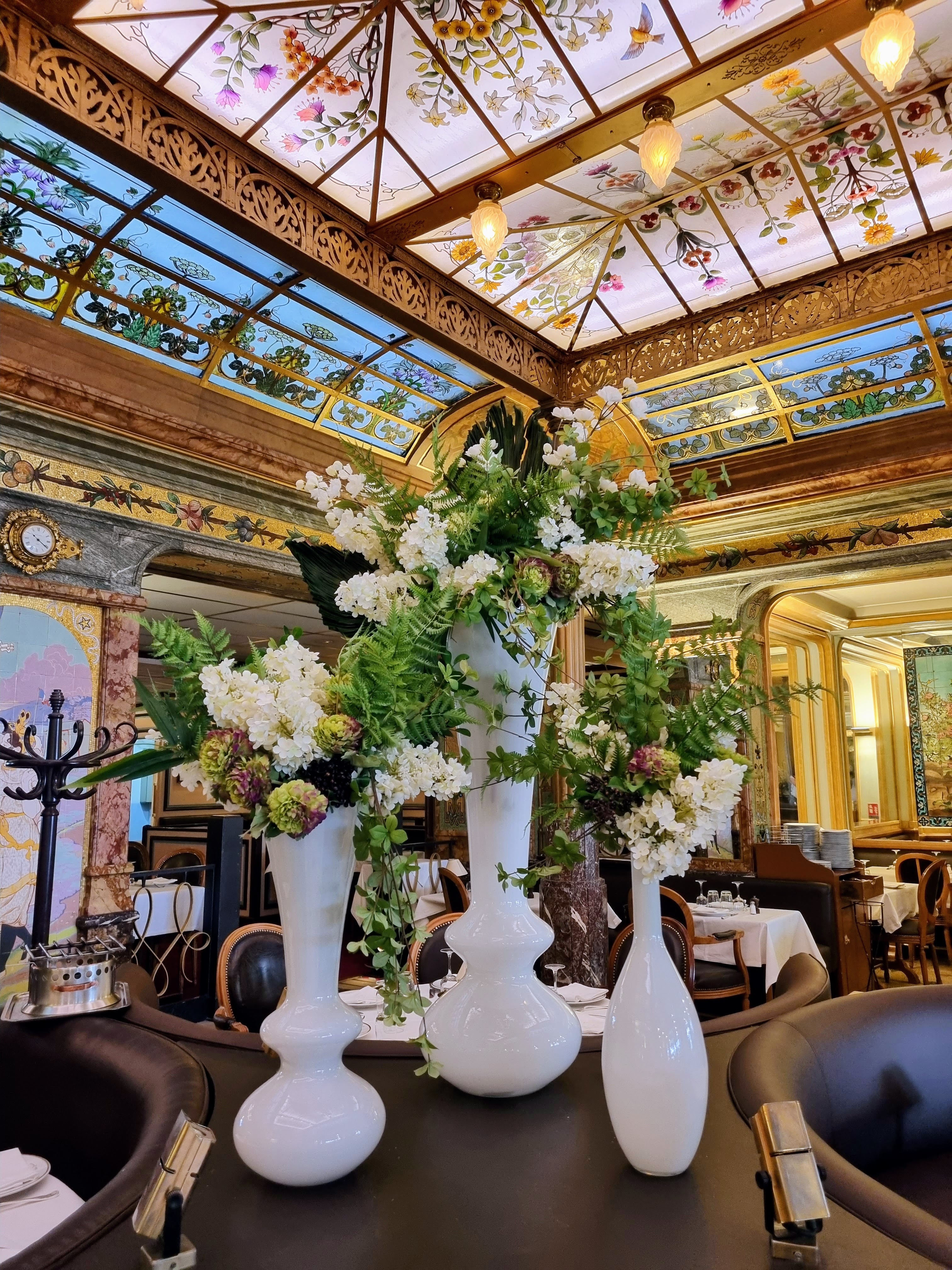 Composition Florale Durable - Restaurant Paris - Deco Sens