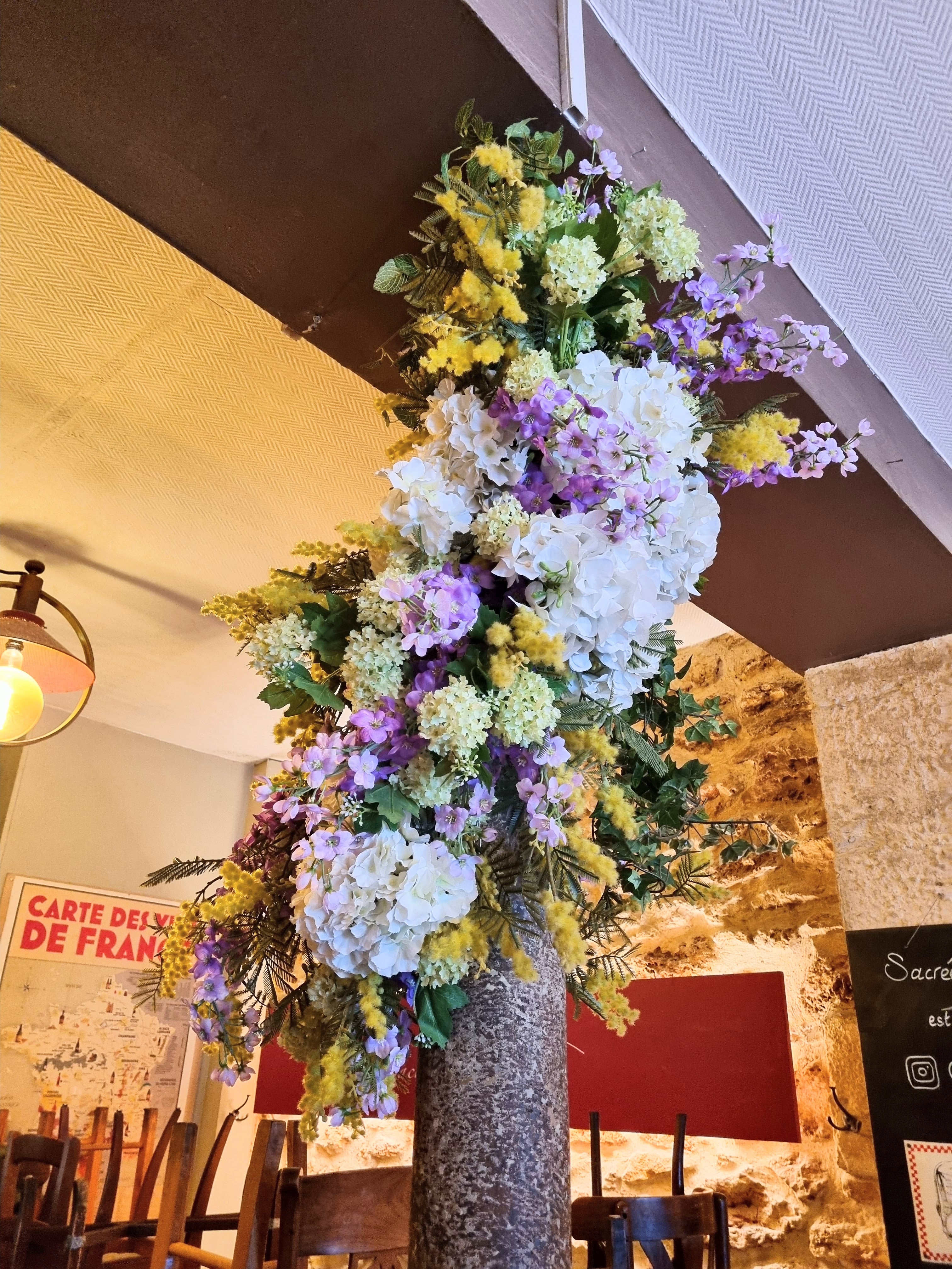 Création florale sur mesure - Restaurant Paris - Deco Sens